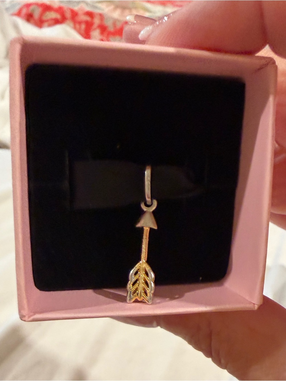 Pandora "Arrow of Cupid" dangle charm from the 2019
